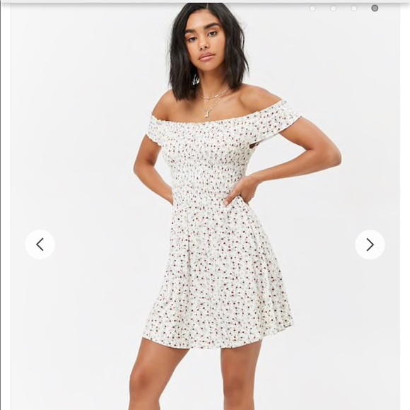 Forever 21 Off Shoulder Dress - Picture 2 of 6